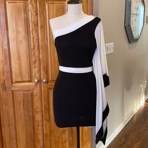 Black & white dress